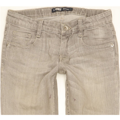 Levi's Kids Grey Skinny Slim Stretch Jeans W26 L29