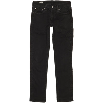 Levi's 511 Men Black Straight Slim Stretch Jeans W30 L31