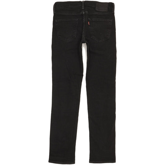 Levi's 511 Men Black Straight Slim Stretch Jeans W30 L31