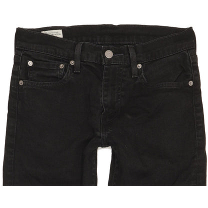 Levi's 511 Men Black Straight Slim Stretch Jeans W30 L31