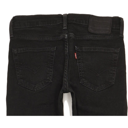 Levi's 511 Men Black Straight Slim Stretch Jeans W30 L31