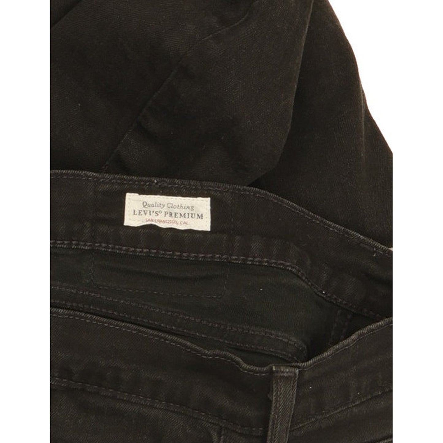 Levi's 511 Men Black Straight Slim Stretch Jeans W30 L31