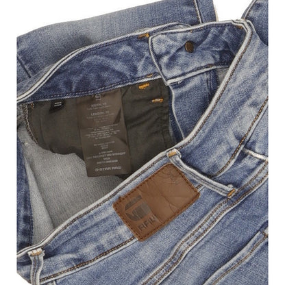 G-Star 3301 Women Blue Straight Slim Stretch Jeans W26 L31