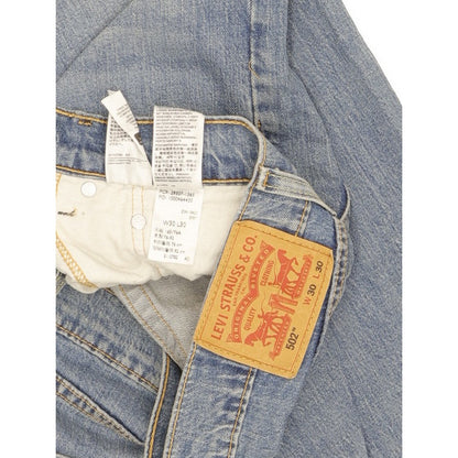 Levi's 502 Men Blue Tapered Regular Stretch Jeans W30 L29
