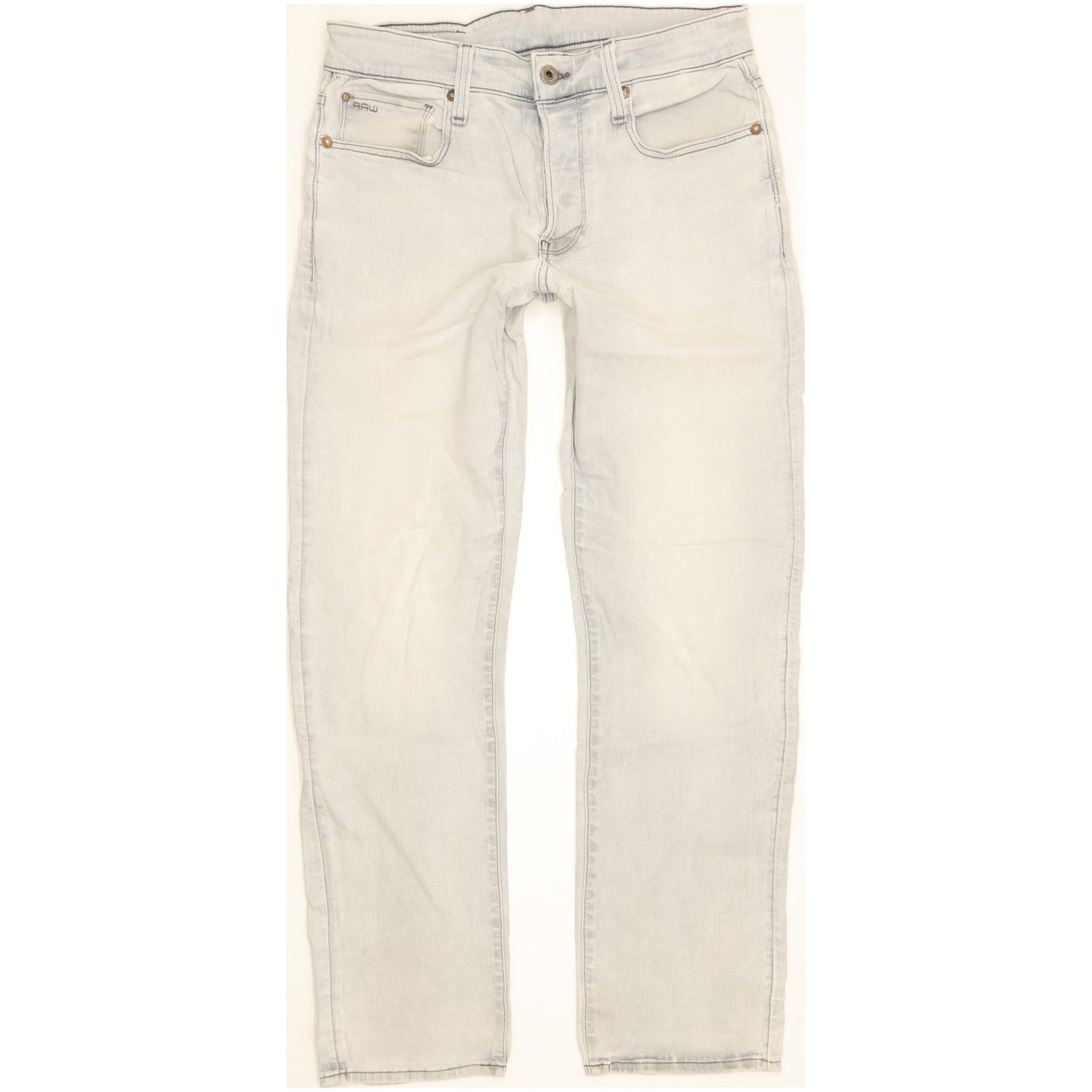 G-Star 3301 Men Blue Straight Regular Jeans W30 L30