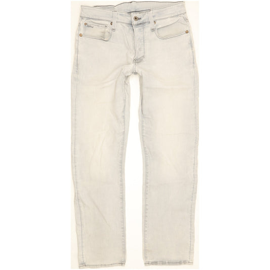 G-Star 3301 Men Blue Straight Regular Jeans W30 L30