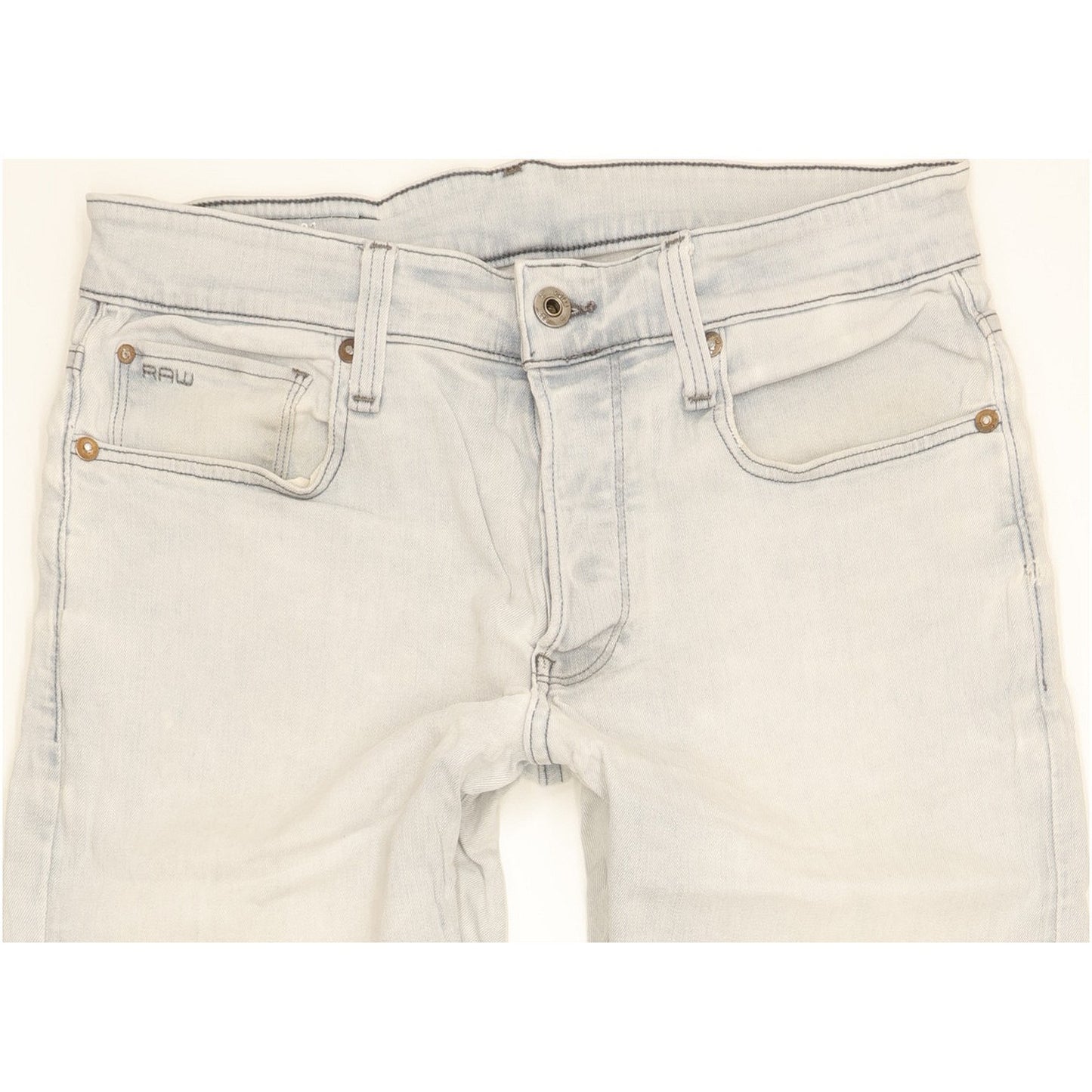 G-Star 3301 Men Blue Straight Regular Jeans W30 L30
