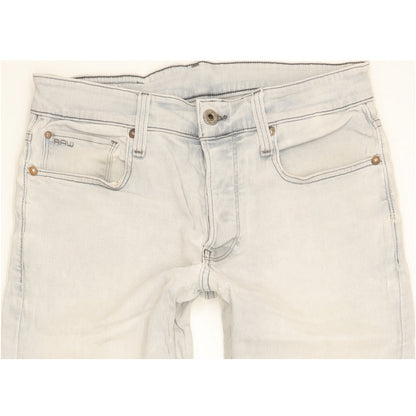G-Star 3301 Men Blue Straight Regular Jeans W30 L30