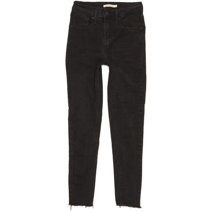 Levi's Mile Black Skinny Slim Jeans High Waisted W27 L27