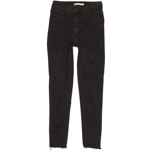 Levi's Mile Black Skinny Slim Jeans High Waisted W27 L27