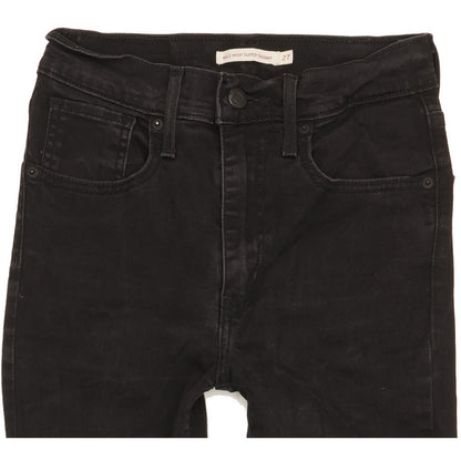 Levi's Mile Black Skinny Slim Jeans High Waisted W27 L27