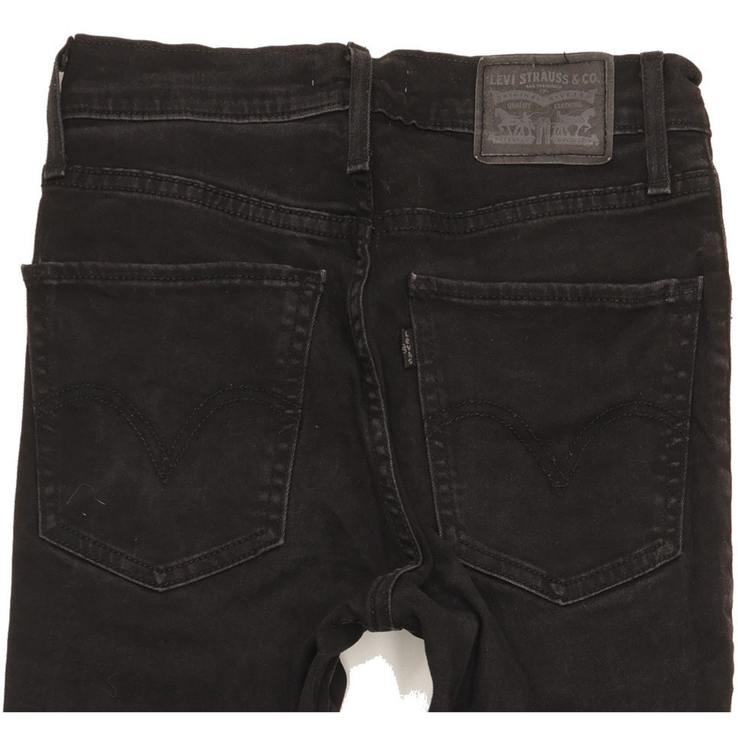 Levi's Mile Black Skinny Slim Jeans High Waisted W27 L27