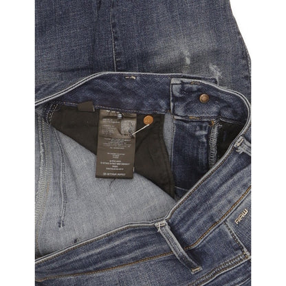 G-Star D-Staq Women Blue Skinny Slim Stretch Jeans W27 L32