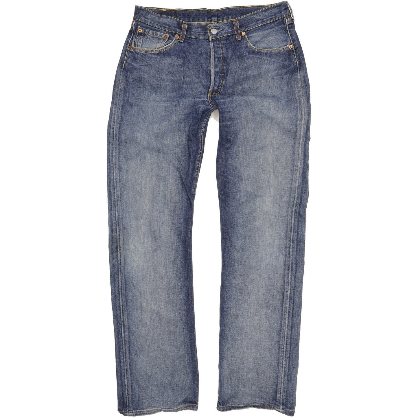 Levi's 501 Men Blue Straight Regular Jeans W34 L34