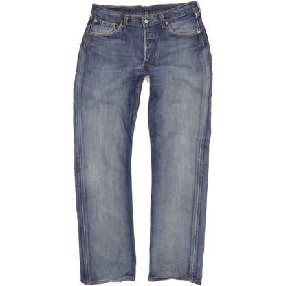 Levi's 501 Men Blue Straight Regular Jeans W34 L34
