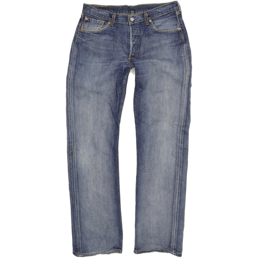 Levi's 501 Men Blue Straight Regular Jeans W34 L34