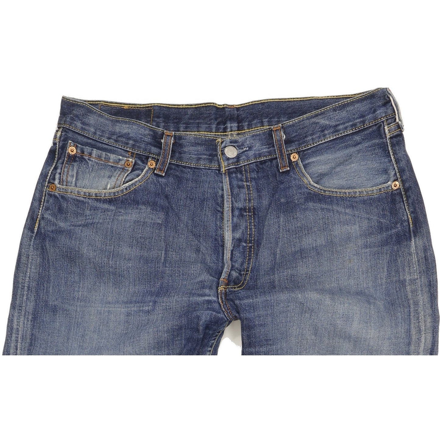 Levi's 501 Men Blue Straight Regular Jeans W34 L34