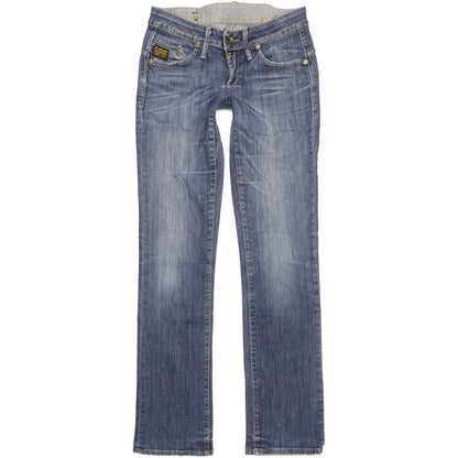G-Star Midge Women Blue Straight Slim Stretch Jeans W29 L33