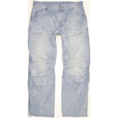 G-Star 5620 3D Men Blue Straight Loose Jeans W36 L31