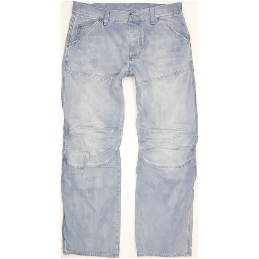 G-Star 5620 3D Men Blue Straight Loose Jeans W36 L31