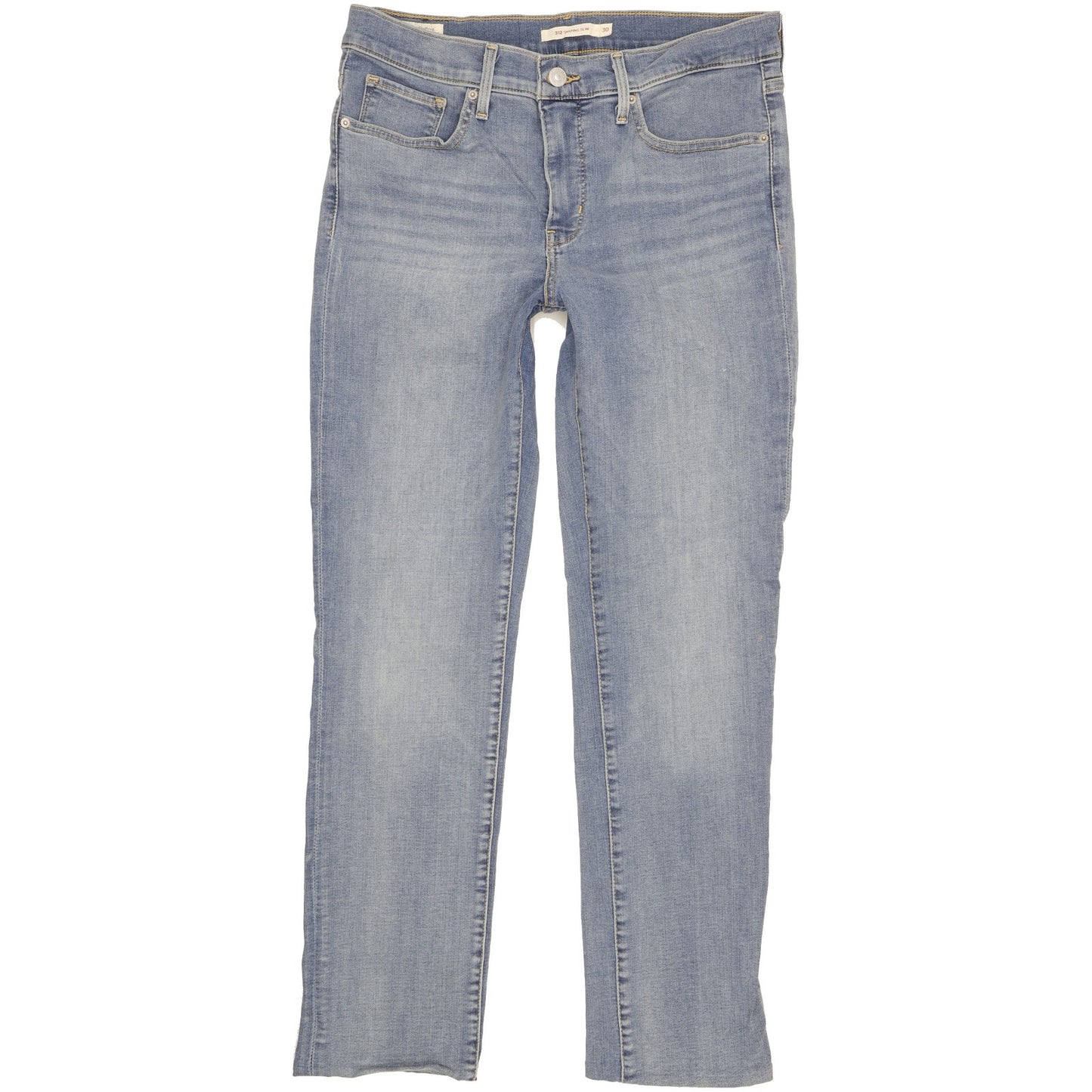 Levi's 312 Shaping Women Blue Straight Slim Stretch Jeans W30 L28
