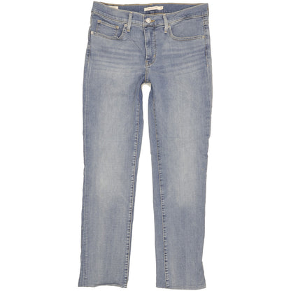 Levi's 312 Shaping Women Blue Straight Slim Stretch Jeans W30 L28
