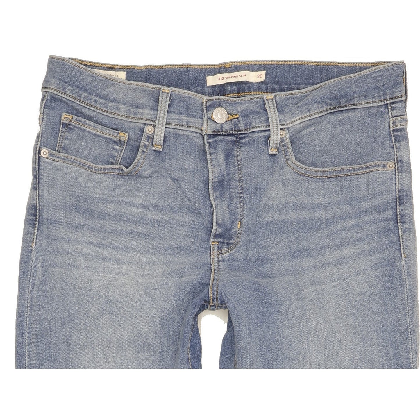 Levi's 312 Shaping Women Blue Straight Slim Stretch Jeans W30 L28