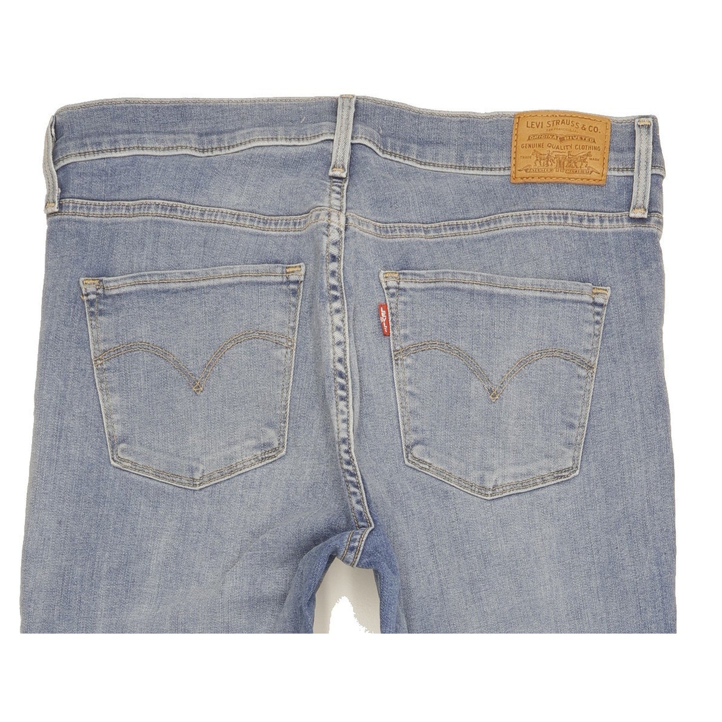 Levi's 312 Shaping Women Blue Straight Slim Stretch Jeans W30 L28