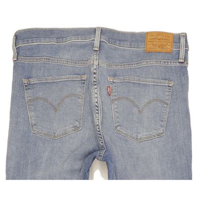 Levi's 312 Shaping Women Blue Straight Slim Stretch Jeans W30 L28