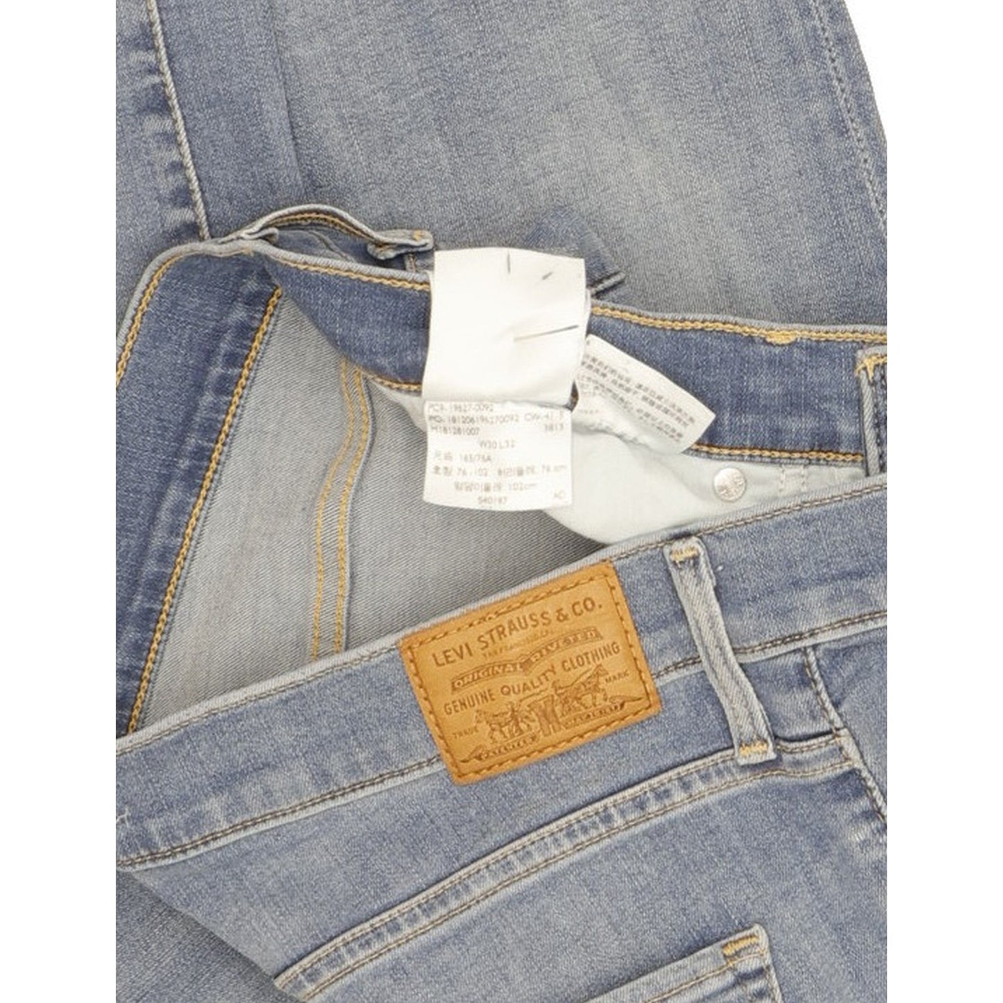 Levi's 312 Shaping Women Blue Straight Slim Stretch Jeans W30 L28