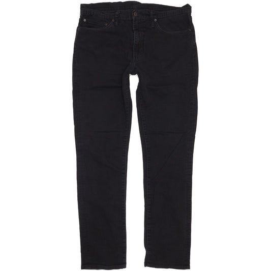 Levi's 511 Men Black Straight Slim Stretch Jeans W36 L33