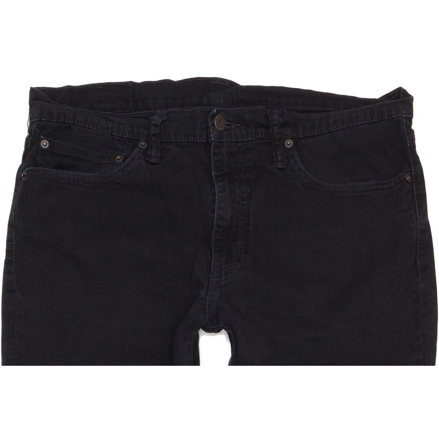 Levi's 511 Men Black Straight Slim Stretch Jeans W36 L33