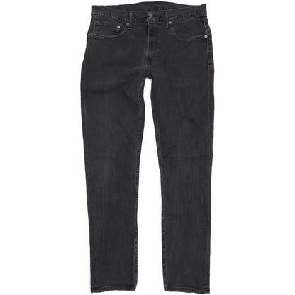 Levi's 511 Men Black Straight Slim Stretch Jeans W34 L33