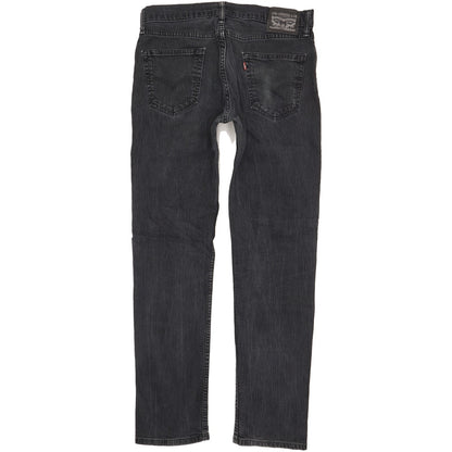 Levi's 511 Men Black Straight Slim Stretch Jeans W34 L33