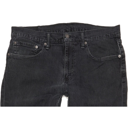 Levi's 511 Men Black Straight Slim Stretch Jeans W34 L33