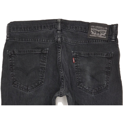 Levi's 511 Men Black Straight Slim Stretch Jeans W34 L33