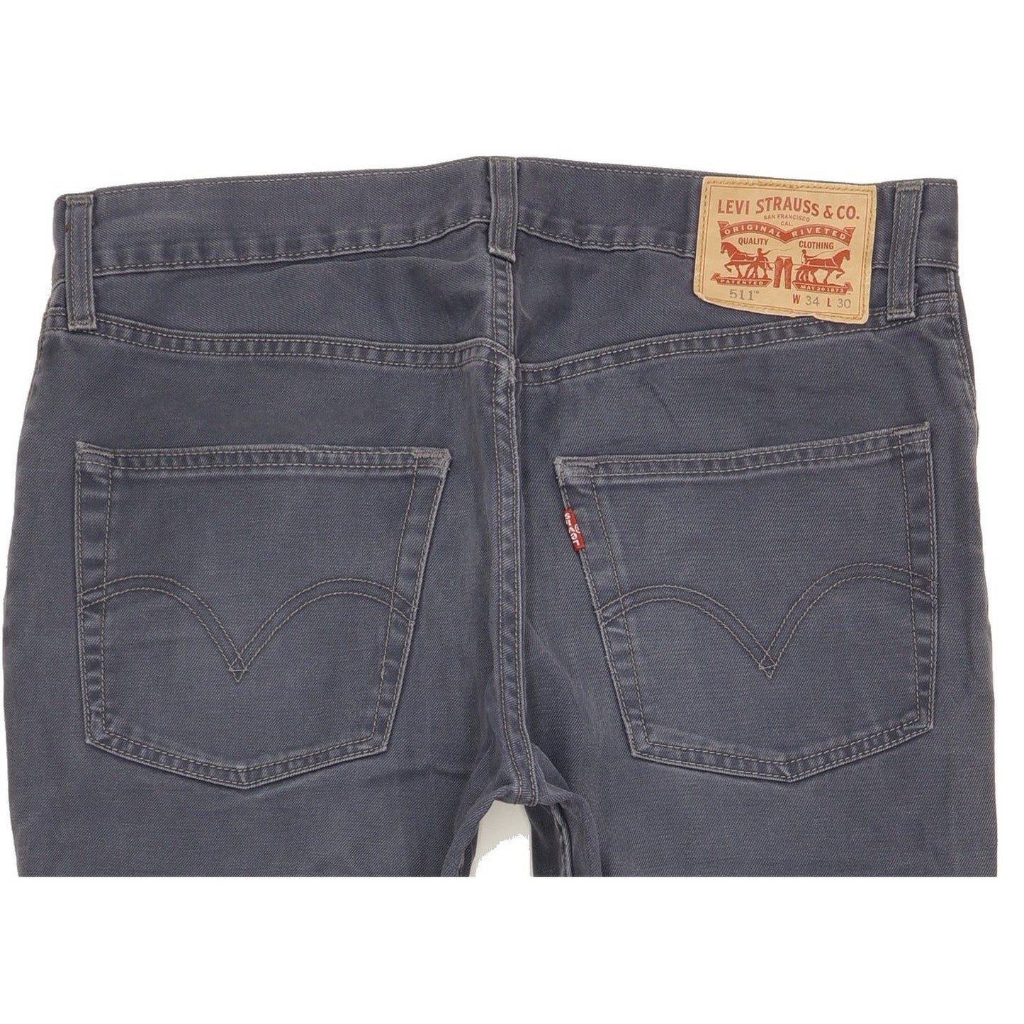 Levi's 511 Men Blue Straight Slim Stretch Jeans W34 L29