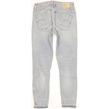 G-Star Lynn Women Blue Skinny Slim Stretch Jeans W28 L30