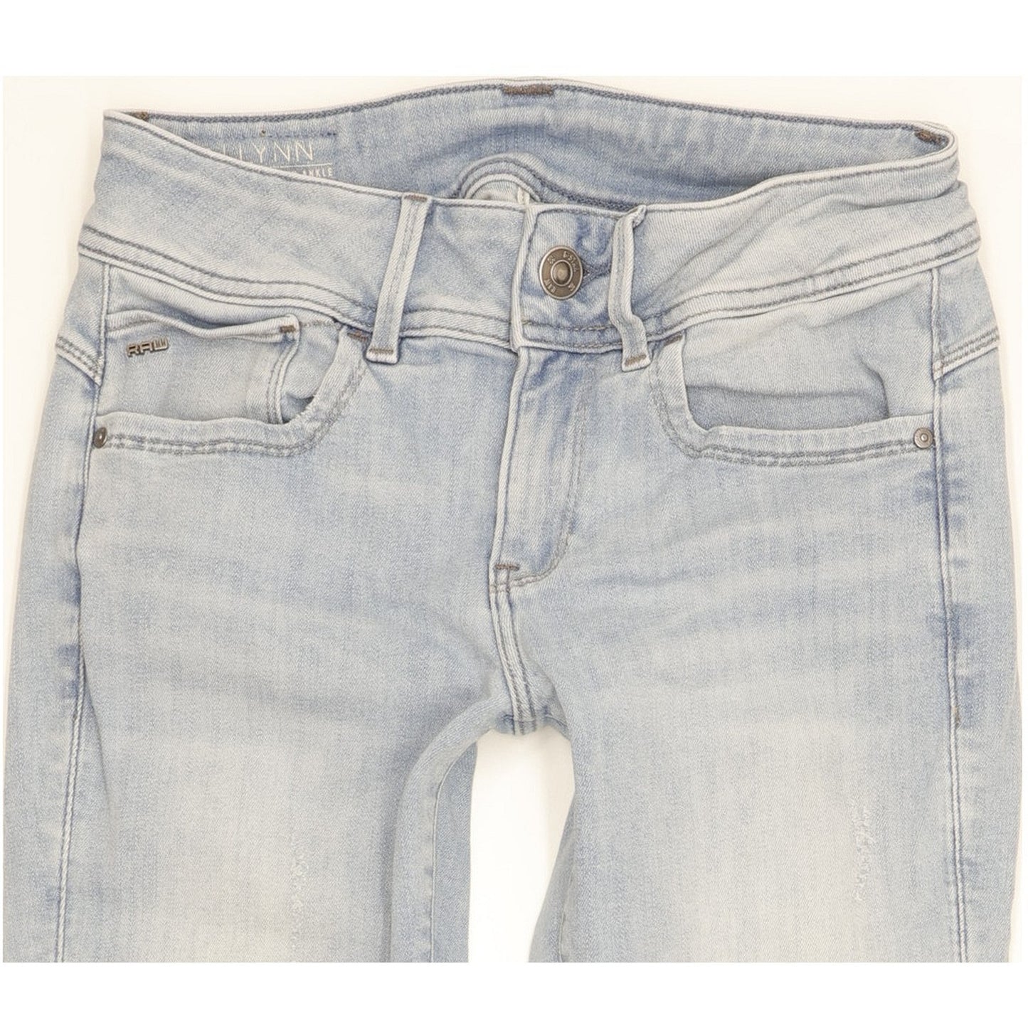 G-Star Lynn Women Blue Skinny Slim Stretch Jeans W28 L30