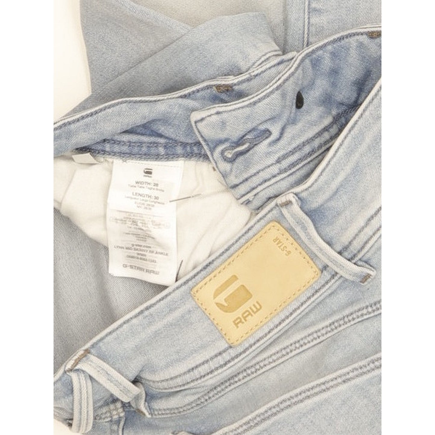 G-Star Lynn Women Blue Skinny Slim Stretch Jeans W28 L30