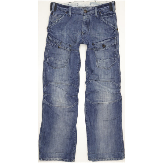 G-Star Storm Elwood Men Blue Straight Regular Jeans W33 L34
