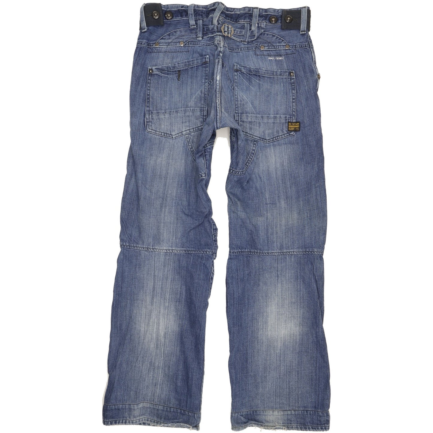 G-Star Storm Elwood Men Blue Straight Regular Jeans W33 L34