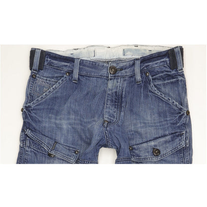 G-Star Storm Elwood Men Blue Straight Regular Jeans W33 L34