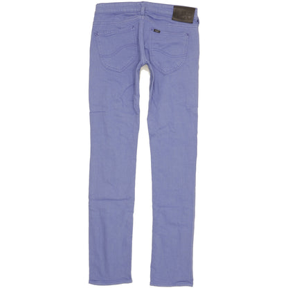 Lee Lynn Women Purple Straight Slim Stretch Jeans W27 L32