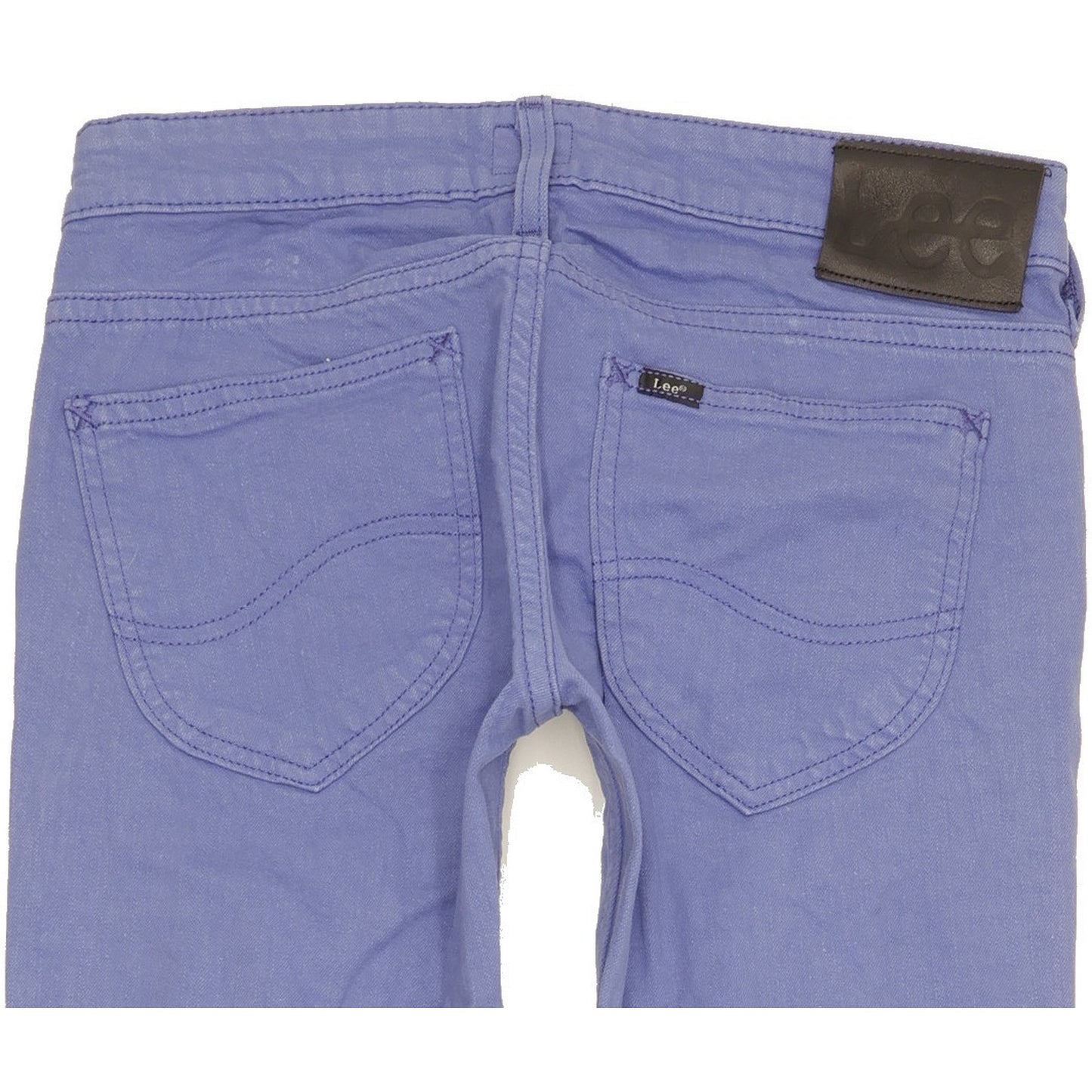 Lee Lynn Women Purple Straight Slim Stretch Jeans W27 L32