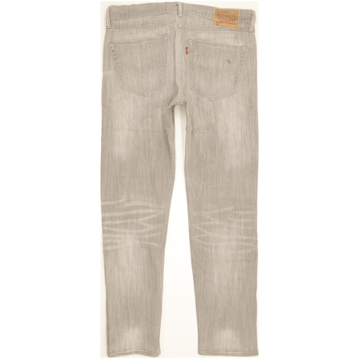 Levi's 508 Men Grey Tapered Regular Stretch Jeans W32 L31