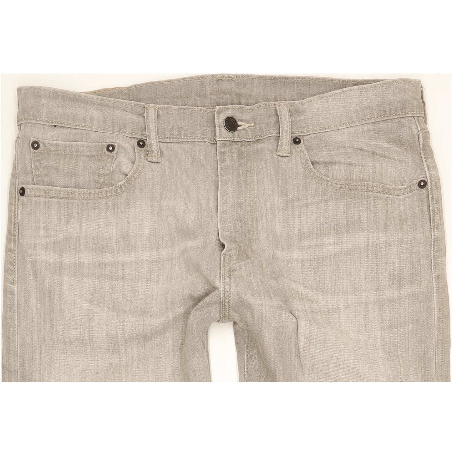Levi's 508 Men Grey Tapered Regular Stretch Jeans W32 L31