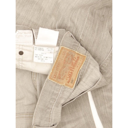 Levi's 508 Men Grey Tapered Regular Stretch Jeans W32 L31