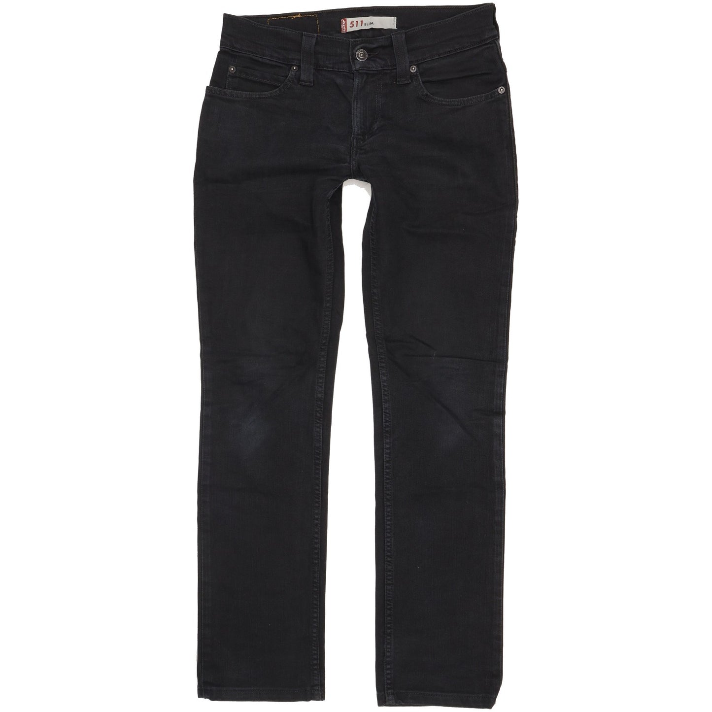 Levi's 511 Men Black Straight Slim Jeans W30 L31