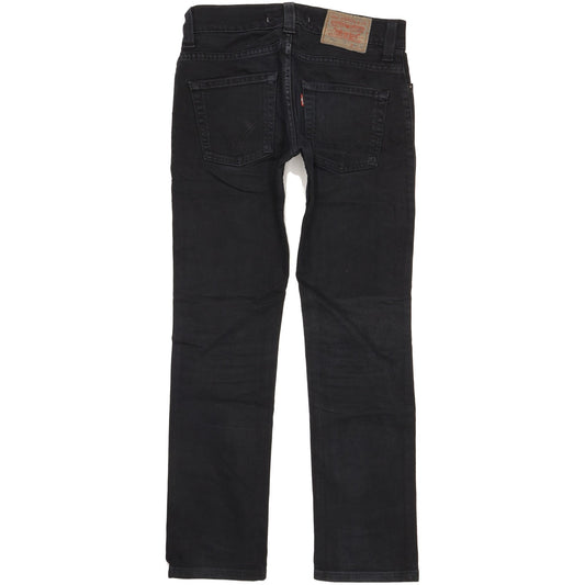 Levi's 511 Men Black Straight Slim Jeans W30 L31
